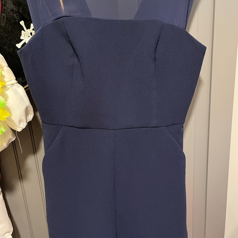 Bcbgeneration Strapless Midnight Blue Jumper Size… - image 1